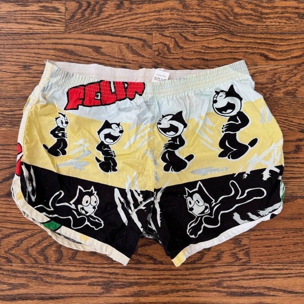 Vintage 90's Women's Felix The Cat TV Cartoon Short Shorts - Size M (S/M)